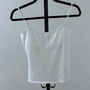 Express White Camisole with Shelf Bra